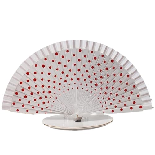 Hochzeitsfächer 1pc Dance Performance Holz Fans Hochzeit Dekoration Kleidung Zubehör Folding Fan(Color 5) von SynapSYA
