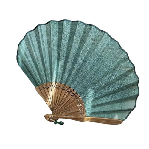 Hochzeitsfächer Handfaltfächer, Retro-Faltfächer aus Bambusholz und Seidenblumen(3) von SynapSYA
