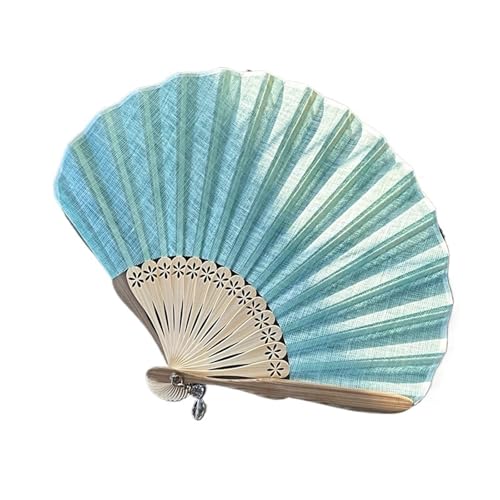 Hochzeitsfächer Handfaltfächer, Retro-Faltfächer aus Bambusholz und Seidenblumen(7) von SynapSYA