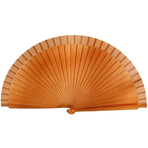 Hochzeitsfächer Modischer klassischer Vintage-Handfächer aus Holz, einfarbig, faltbar, for Hochzeiten und Tanzpartys(Color 3) von SynapSYA