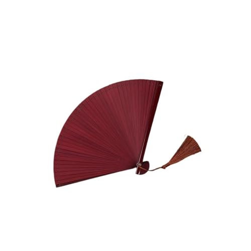 Hochzeitsfächer Retro-Faltfächer aus Bambus, hohl, geschnitzt, Bambus, for Damen, Tanz, Hochzeit, Reisen, tragbar, Basteln, tägliche Heimdekoration(Style 4) von SynapSYA