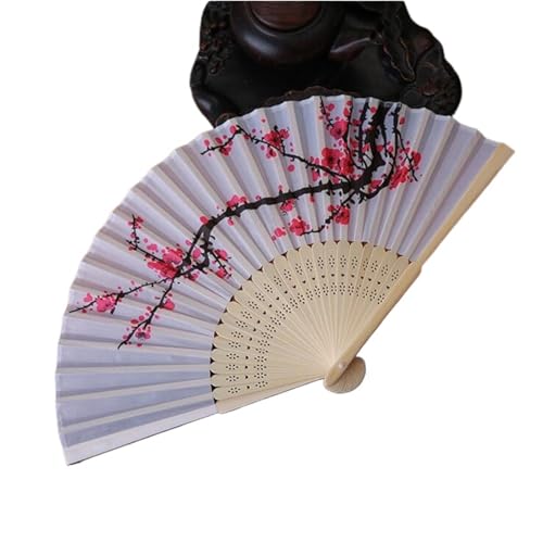 Hochzeitsfächer Sommer-Faltfächer, tragbar, blumenförmig, manueller Fächer, Requisiten, bunte DIY-Fans(Color 2) von SynapSYA