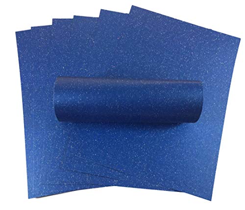 10 Blatt A4 Yale blau schillernde glitzernde Karton-Qualität, 300 g/m²/50 lbs Karton für Bastelarbeiten und Kartenherstellung von Syntego