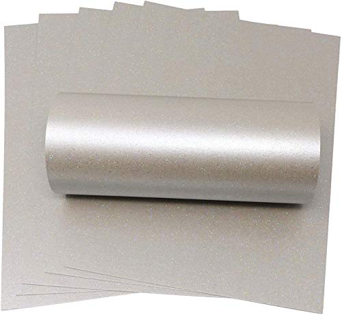 10 Blatt Quecksilber-schillerndes Glitzer-Papier, A4, 120 g/m², zum Basteln von Karten von Syntego