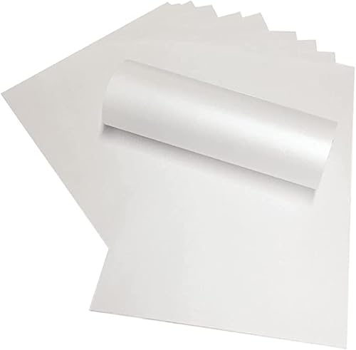 10 Blatt 30,5 x 30,5 cm Scrapbook-Karte 290 g/m² dekorative Bastelkarte (Frost White) von Syntego