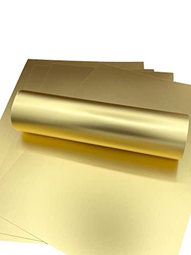 5 Blatt A4 Premium Mirri Seideneffekt Goldkarton, 290 g/m² 110lb Umschlag, 8,27 x 11,69 Zoll 5 Blatt A4 Premium Mirri Seideneffekt Goldkarton, 290 g/m² 110lb Umschlag, 8,27 x 11,69 Zoll von Syntego