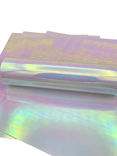 5 Blatt A4 Premium holografischer Karton in Austernrosa mit Prisma-Effekt, einseitig 220 g/m², Umschlag 80 lb 5 Blatt A4 Premium holografischer Karton in Austernrosa mit Prisma-Effekt, einseitig 220 g/m², Umschlag 80 lb von Syntego