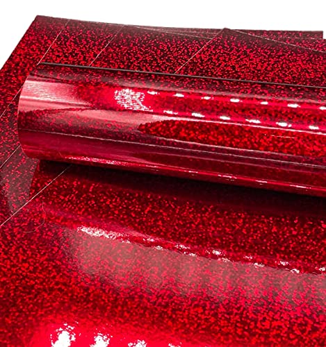 5 Blatt A4 Premium holografischer Konfetti-Effekt-Karton, einseitig, 240 g/m², 88 lb Umschlag, rot 5 Blatt A4 Premium holografischer Konfetti-Effekt-Karton, einseitig, 240 g/m², 88 lb Umschlag, rot von Syntego