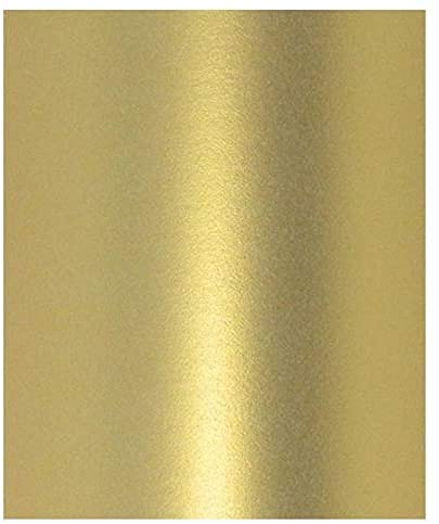 Dekoratives Scrapbook-Papier, 30,5 x 30,5 cm, Goldfarben, Perlglanz, 120 g/m², doppelseitig. von Syntego