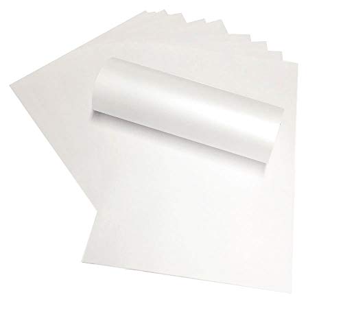 Doppelseitiges schneeweißes A4-Papier mit Perlglanz-Schimmer und einer Grammatur von 120 g/m², geeignet für Tintenstrahl- und Laserdrucker. (20 Blatt) von Syntego