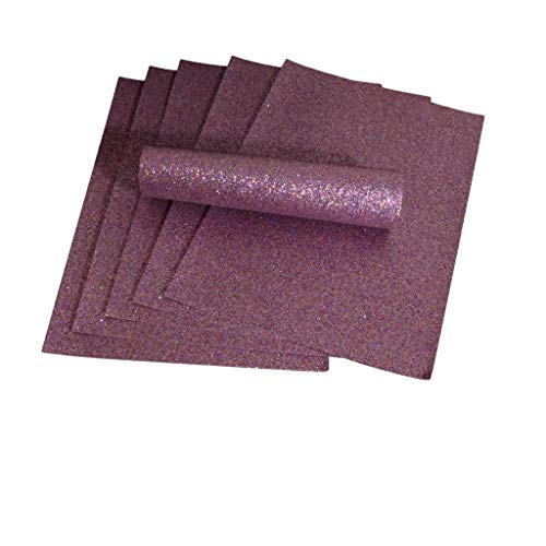 Glitzer-Papier, A4, Violett, schillernd, Farbmischung, glitzernd, weich, fusselfrei, 100 g/m², 10 Blatt Glitzer-Papier, A4, Violett, schillernd, Farbmischung, glitzernd, weich, fusselfrei, 100 g/m², 10 Blatt von Syntego
