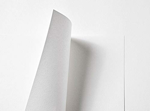 Premium weißes doppelseitiges gepudertes Schnee-geprägtes Papier, 116 g/m², 10 Blatt von Syntego