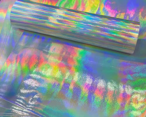 Syntego 10 Blatt A4 Premium Holografisch Regenbogen Reflektierend Spiegeleffekt Eco Papier einseitig 122 g/m² Text von Syntego