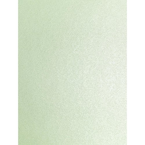Syntego Frisches Minzgrün Perlglanz-Schimmer, Majestätische Wirkung, Doppelseitiger dekorativer Karton im A4-Format, 290 g/m², 10 Stück (grün) von Syntego