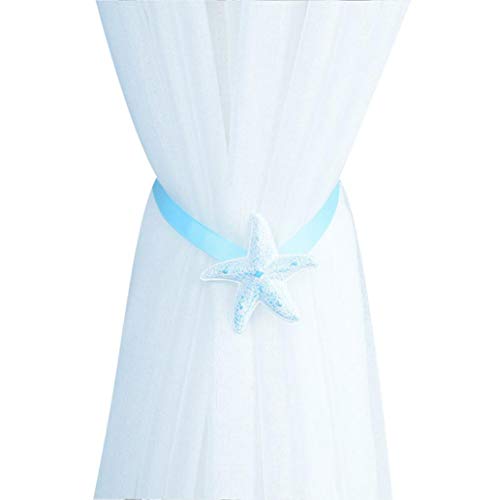 Sytaun Vorhang-Raffhalter, Seestern, magnetische Vorhangschnalle, Raffhalter, Halter, Clip, Schlafzimmer, Dekoration, Vorhanghalter für Zuhause/Büro, Fenster, durchsichtige Vorhänge, Raffhalter Sytaun Vorhang-Raffhalter, Seestern, magnetische Vorhangschnalle, Raffhalter, Halter, Clip, Schlafzimmer, Dekoration, Vorhanghalter für Zuhause/Büro, Fenster, durchsichtige Vorhänge, Raffhalter von Sytaun