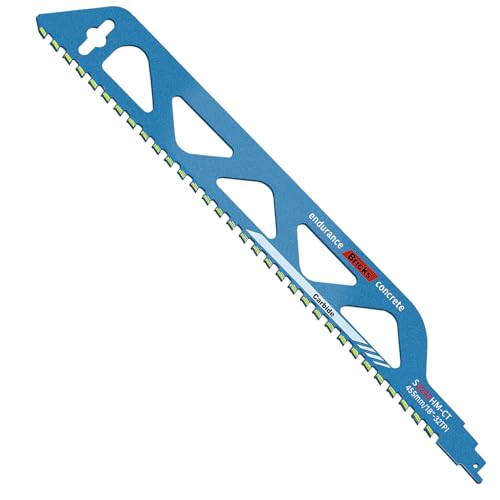 Syunyin Säbelsägeblätter Stein, Säbelsägeblatt Hartmetall, Sägeblätter Säbelsäge für Porenbeton, Hohlblockstein, Ziegel, Holz (S2243, 455mm) von Syunyin