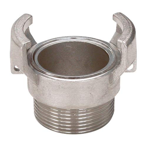 Syveco 2425032 Serie 2425 Symmetrisch 316 Edelstahl Armaturen ohne Dichtung, 1/2 BSP Männliche Armaturen ohne Schloss, 1-1/4" BSP von Syveco