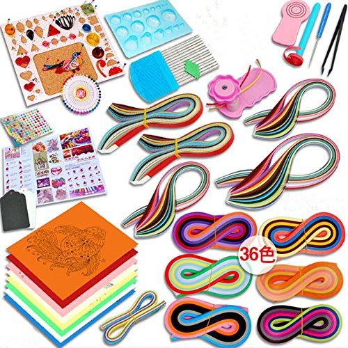 Papier Quilling Kits Quilling-Werkzeuge und 1860 Papierstreifen, Quilling-Kit von Syzopq