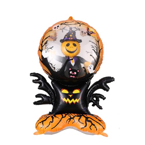 Halloween 3D Folienballons - Kürbis & Fledermaus Formen, festliche Dekoration für Halloween Party & Urlaub Dekoration Halloween 3D Folienballons - Kürbis & Fledermaus Formen, festliche Dekoration für Halloween Party & Urlaub Dekoration von Syzplnwy