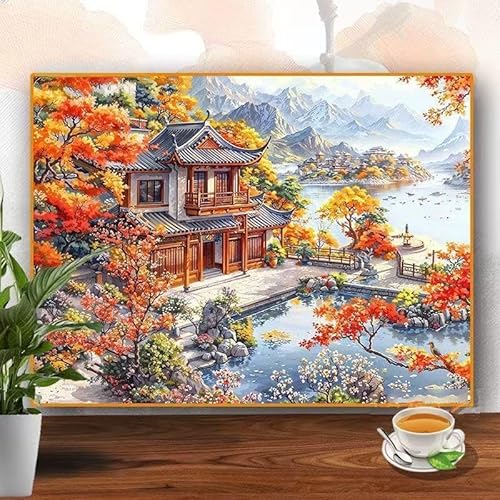 Syzplnwy Malen nach Zahlen für Erwachsene – 40,6 x 50,8 cm Landschaftskunst-Set auf Leinwand – Malen Sie Ihre eigene Wanddekoration – entspannendes Hobby-Geschenk für Anfänger und Freunde Syzplnwy Malen nach Zahlen für Erwachsene – 40,6 x 50,8 cm Landschaftskunst-Set auf Leinwand – Malen Sie Ihre eigene Wanddekoration – entspannendes Hobby-Geschenk für Anfänger und Freunde von Syzplnwy