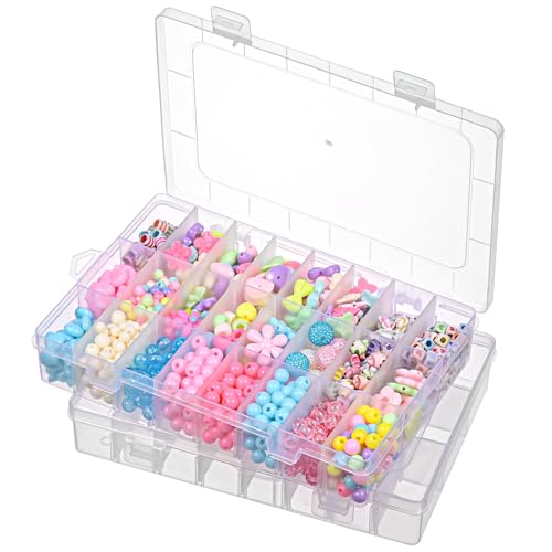 Szaboviktoria 2PCS Sortierboxen mit 24 Fächern – Aufbewahrungsbox für Kleinteile, geeignet für Bastelmaterial, Nähwerkzeuge, Schmuck und Zubehör,sortierboxen für kleinteile,box mit fächern Szaboviktoria 2PCS Sortierboxen mit 24 Fächern – Aufbewahrungsbox für Kleinteile, geeignet für Bastelmaterial, Nähwerkzeuge, Schmuck und Zubehör,sortierboxen für kleinteile,box mit fächern von Szaboviktoria