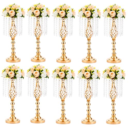 Sziqiqi 49 cm Goldvase Für Hochzeitstafeln, 10 Stück Kristallmetall Blumenständer, Dekorativer Tafelaufsatz für Party Jubiläum Zeremonie Party Geburtstag Event Empfangstische Sziqiqi 49 cm Goldvase Für Hochzeitstafeln, 10 Stück Kristallmetall Blumenständer, Dekorativer Tafelaufsatz für Party Jubiläum Zeremonie Party Geburtstag Event Empfangstische von Sziqiqi