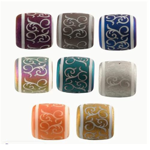 30 Stück gemischte Farben, modische Weihnachts-Keramik-Blumenblätter, Schneeflocken-Perlen für Schmuckherstellung, Muster, Perlen für selbstgemachte Bastelarbeiten, Schmuckherstellung, Armbänder, von Sznilindm