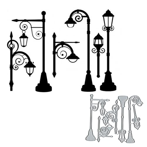 6 Stück Metall-Stanzformen, Merry Christmas, Straßenlampe, Stanzschablonen, DIY, Scrapbooking, dekorative Prägepapier, Scrapbooking, Kartenherstellung 6 Stück Metall-Stanzformen, Merry Christmas, Straßenlampe, Stanzschablonen, DIY, Scrapbooking, dekorative Prägepapier, Scrapbooking, Kartenherstellung von Sznilindm