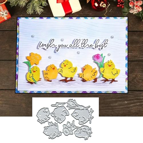 Metall-Stanzformen, Motiv: Blumenblatt, Küken, Vogel, Geburtstagsschleife, Geschenkbox, Stanzschablonen, DIY, Scrapbooking, dekorative Prägung, Papier, Scrapbooking, Kartenherstellung Metall-Stanzformen, Motiv: Blumenblatt, Küken, Vogel, Geburtstagsschleife, Geschenkbox, Stanzschablonen, DIY, Scrapbooking, dekorative Prägung, Papier, Scrapbooking, Kartenherstellung von Sznilindm