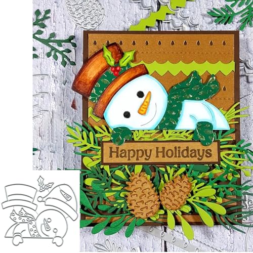 Metall-Stanzformen mit Aufschrift "Merry Christmas Peeking Snowman", Geburtstagsschleife, Geschenkbox, Stanzschablonen, DIY, Scrapbooking, dekorative Prägung, Papier, Scrapbooking, Kartenherstellung Metall-Stanzformen mit Aufschrift "Merry Christmas Peeking Snowman", Geburtstagsschleife, Geschenkbox, Stanzschablonen, DIY, Scrapbooking, dekorative Prägung, Papier, Scrapbooking, Kartenherstellung von Sznilindm
