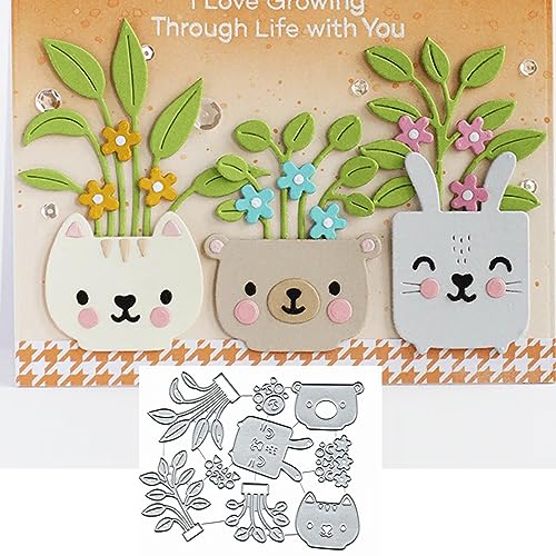 Niedliches Tiergesicht Blume Metall Stanzformen, Blumenrahmen Katze Muschi Stanzschablonen für DIY Prägung Foto dekorative Papier Stanzformen Scrapbooking Kartenherstellung Niedliches Tiergesicht Blume Metall Stanzformen, Blumenrahmen Katze Muschi Stanzschablonen für DIY Prägung Foto dekorative Papier Stanzformen Scrapbooking Kartenherstellung von Sznilindm