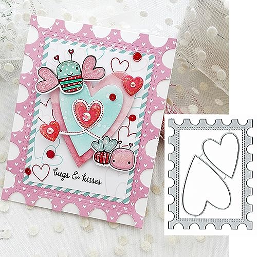 Stanzschablonen für Herz-Hintergrund, Metall-Stanzformen, Herz-Liebes-Rahmen, Einladungskarte, Stanzschablonen für DIY, Scrapbooking, Album, dekorative Prägepapier-Stanzformen, Kartenherstellung Stanzschablonen für Herz-Hintergrund, Metall-Stanzformen, Herz-Liebes-Rahmen, Einladungskarte, Stanzschablonen für DIY, Scrapbooking, Album, dekorative Prägepapier-Stanzformen, Kartenherstellung von Sznilindm
