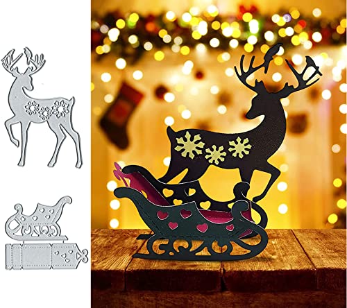 Weihnachts-Snata-Hirsch-Metall-Stanzformen, Merry Christams, Schneeflocke, Snata, Hirsch, Stanzschablonen, DIY, Scrapbooking, dekorative Prägepapier, Scrapbooking, Kartenherstellung Weihnachts-Snata-Hirsch-Metall-Stanzformen, Merry Christams, Schneeflocke, Snata, Hirsch, Stanzschablonen, DIY, Scrapbooking, dekorative Prägepapier, Scrapbooking, Kartenherstellung von Sznilindm