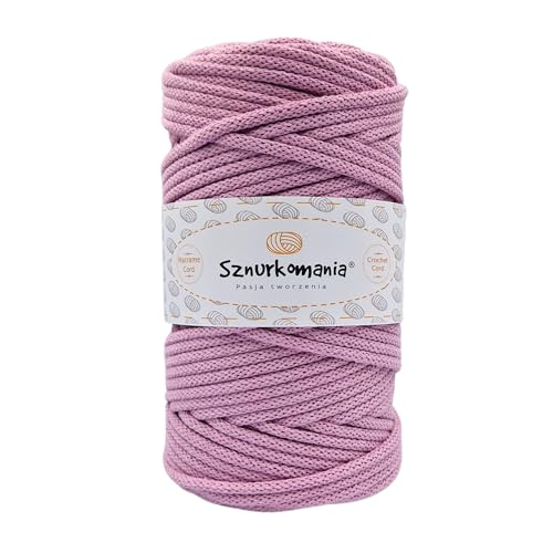 Baumwollkordel 5mm 100m, 46 Farben, Weiß Farbe, Makramee Garn, Baumwollgarn, geflochtene Baumwollkordel 5mm mit Kern, Makramee Kordel, Häkelkordel, Makramee Seil, Kordel 5mm Baumwollkordel 5mm 100m, 46 Farben, Weiß Farbe, Makramee Garn, Baumwollgarn, geflochtene Baumwollkordel 5mm mit Kern, Makramee Kordel, Häkelkordel, Makramee Seil, Kordel 5mm von Sznurkomania