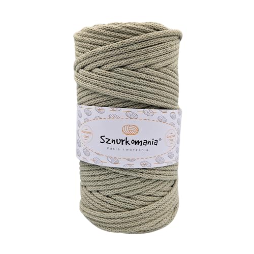 Baumwollkordel 5mm 100m, 46 Farben, Weiß Farbe, Makramee Garn, Baumwollgarn, geflochtene Baumwollkordel 5mm mit Kern, Makramee Kordel, Häkelkordel, Makramee Seil, Kordel 5mm Baumwollkordel 5mm 100m, 46 Farben, Weiß Farbe, Makramee Garn, Baumwollgarn, geflochtene Baumwollkordel 5mm mit Kern, Makramee Kordel, Häkelkordel, Makramee Seil, Kordel 5mm von Sznurkomania