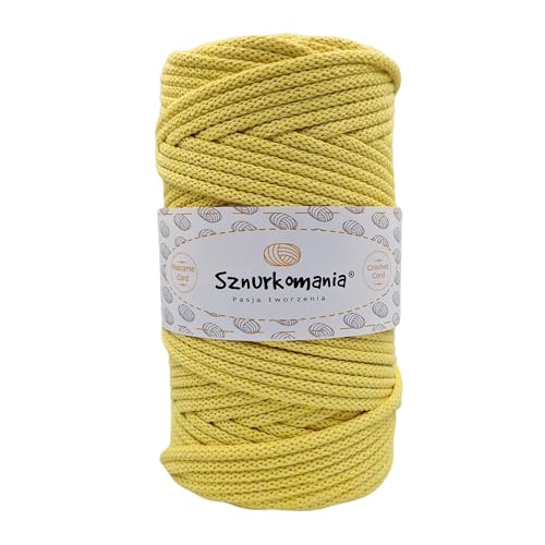 Baumwollkordel 5mm 100m, 46 Farben, Weiß Farbe, Makramee Garn, Baumwollgarn, geflochtene Baumwollkordel 5mm mit Kern, Makramee Kordel, Häkelkordel, Makramee Seil, Kordel 5mm Baumwollkordel 5mm 100m, 46 Farben, Weiß Farbe, Makramee Garn, Baumwollgarn, geflochtene Baumwollkordel 5mm mit Kern, Makramee Kordel, Häkelkordel, Makramee Seil, Kordel 5mm von Sznurkomania