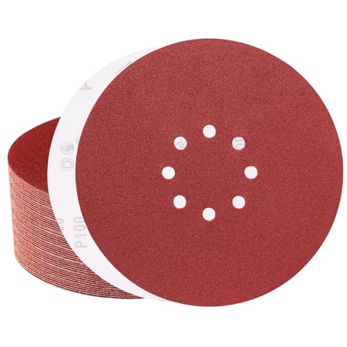 Sztaoip 50 Stück Schleifpapier 225mm Klett 8 Loch – Körnungen 100 – Schleifscheiben Schleifblätter 225mm für Trockenbauschleifer Deckenschleifer Schleifgiraffe Sztaoip 50 Stück Schleifpapier 225mm Klett 8 Loch – Körnungen 100 – Schleifscheiben Schleifblätter 225mm für Trockenbauschleifer Deckenschleifer Schleifgiraffe von Sztaoip