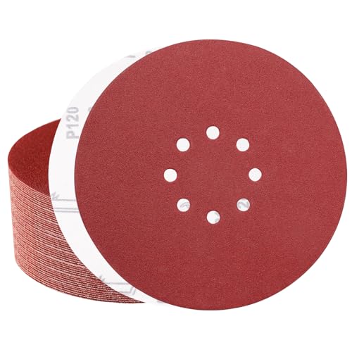 Sztaoip 50 Stück Schleifpapier 225mm Klett 8 Loch – Körnungen 120 – Schleifscheiben Schleifblätter 225mm für Trockenbauschleifer Deckenschleifer Schleifgiraffe Sztaoip 50 Stück Schleifpapier 225mm Klett 8 Loch – Körnungen 120 – Schleifscheiben Schleifblätter 225mm für Trockenbauschleifer Deckenschleifer Schleifgiraffe von Sztaoip