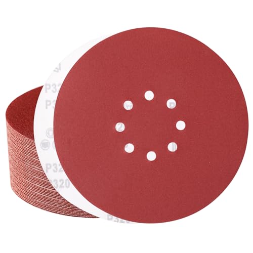 Sztaoip 50 Stück Schleifpapier 225mm Klett 8 Loch – Körnungen 320 – Schleifscheiben Schleifblätter 225mm für Trockenbauschleifer Deckenschleifer Schleifgiraffe Sztaoip 50 Stück Schleifpapier 225mm Klett 8 Loch – Körnungen 320 – Schleifscheiben Schleifblätter 225mm für Trockenbauschleifer Deckenschleifer Schleifgiraffe von Sztaoip