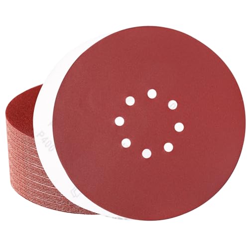 Sztaoip 50 Stück Schleifpapier 225mm Klett 8 Loch – Körnungen 400 – Schleifscheiben Schleifblätter 225mm für Trockenbauschleifer Deckenschleifer Schleifgiraffe Sztaoip 50 Stück Schleifpapier 225mm Klett 8 Loch – Körnungen 400 – Schleifscheiben Schleifblätter 225mm für Trockenbauschleifer Deckenschleifer Schleifgiraffe von Sztaoip