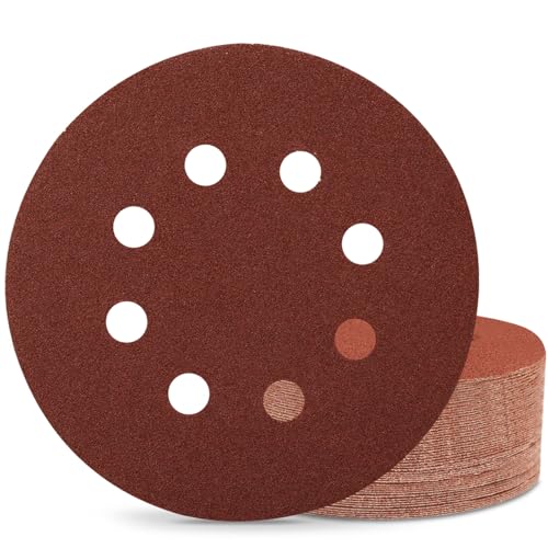 Sztaoip 70 Stück Schleifpapier 125mm klett 8 Loch Schleifscheiben Set für Exzenterschleifer 120, 240, 320, 400, 600, 800, 1000 Körnung Sztaoip 70 Stück Schleifpapier 125mm klett 8 Loch Schleifscheiben Set für Exzenterschleifer 120, 240, 320, 400, 600, 800, 1000 Körnung von Sztaoip