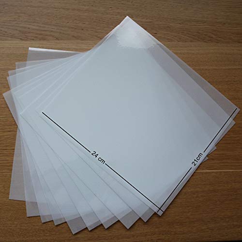 T S S 10 x Bögen (210 mm x 240 mm) Acryl-Strass-Transferpapier/Folie für glitzernde Motive, geeignet für mehrere Anwendungen, Mylar-Papier. von TESTEL
