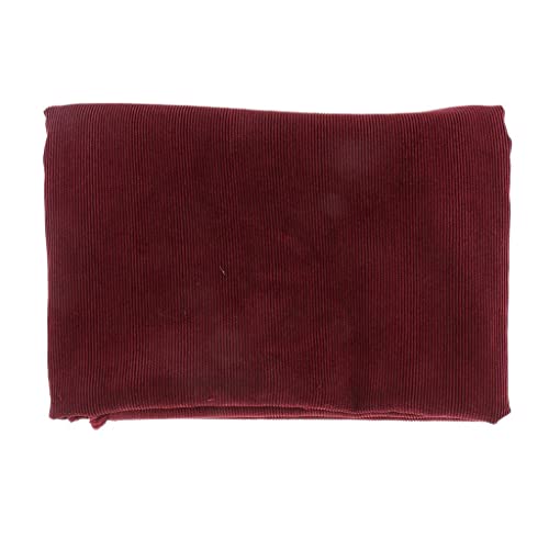 T TOOYFUL 1 Meter 60" Breiter Cordstoff Zum Quilten Nähen Bettwäsche Kissen Weinrot, 100x150cm - Weinrot T TOOYFUL 1 Meter 60" Breiter Cordstoff Zum Quilten Nähen Bettwäsche Kissen Weinrot, 100x150cm - Weinrot von T TOOYFUL