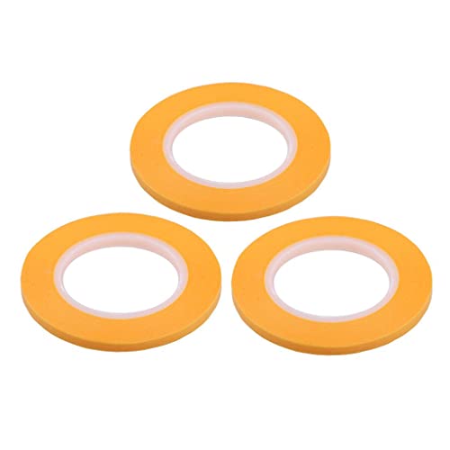 T TOOYFUL 3er Set Papierband Abdeckband Papier Klebeband Modell Masking Tape 4mm T TOOYFUL 3er Set Papierband Abdeckband Papier Klebeband Modell Masking Tape 4mm von T TOOYFUL