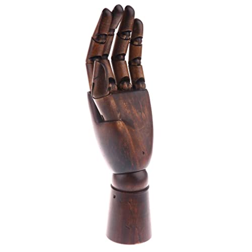 T TOOYFUL Gliederhand - Modellhand aus Holz - Flexible Linke Holzhand - ideales Mannequin Modell zum Zeichnen - Kupferfarbe T TOOYFUL Gliederhand - Modellhand aus Holz - Flexible Linke Holzhand - ideales Mannequin Modell zum Zeichnen - Kupferfarbe von T TOOYFUL