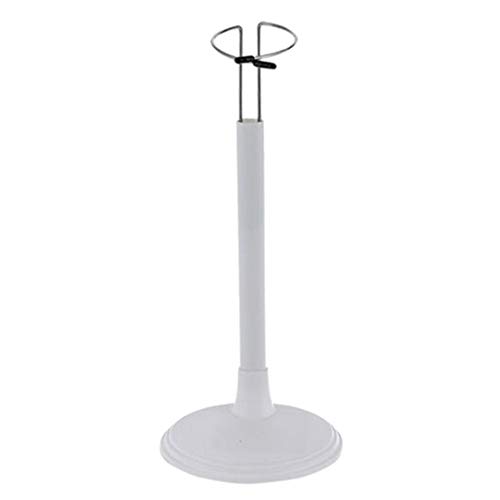 TOOYFUL T Verstellbar Puppenständer Unterstützung für Puppen, Puppen Kleidung Display Stand Modell Halterung, Weiß, 35cm weiß von T TOOYFUL