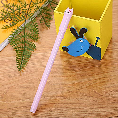 0,5 mm süße Katze Stift Kugelschreiber Gelstifte Schwarz Kugelschreiber für Kinder Studenten Bürobedarf Schreibwaren Schule von TopHomer