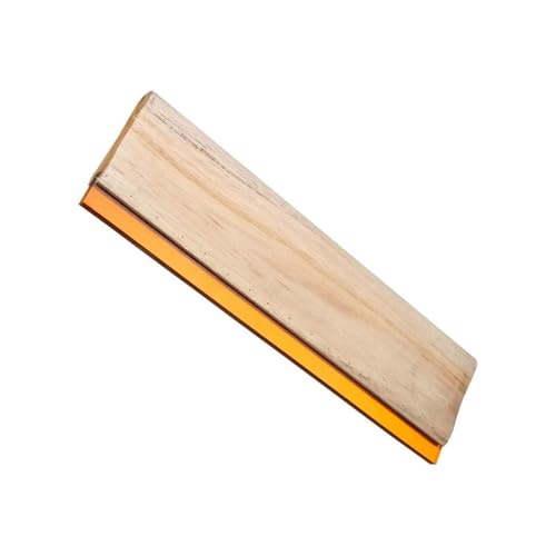 Siebdruck-Rakel für Siebdruck, Holz-Siebdruck-Tintenschaber mit Bequemem Holzgriff für Siebdruck, Siebdruckrakel Holz-Tintenkratzer in 4 Größen zur Auswahl, 30 cm, 1 Stück von tooloflife