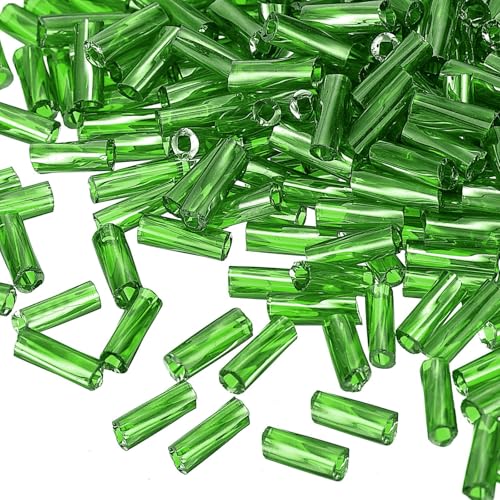 TA-VIGOR 1200 Stück dunkelgrüne Glasperlen 6 x 1,7 mm – Röhren-Abstandshalter für Schmuckherstellung, DIY-Halsketten, Armbänder, Ohrringe, Perlenhandwerk und Zubehör TA-VIGOR 1200 Stück dunkelgrüne Glasperlen 6 x 1,7 mm – Röhren-Abstandshalter für Schmuckherstellung, DIY-Halsketten, Armbänder, Ohrringe, Perlenhandwerk und Zubehör von TA-VIGOR