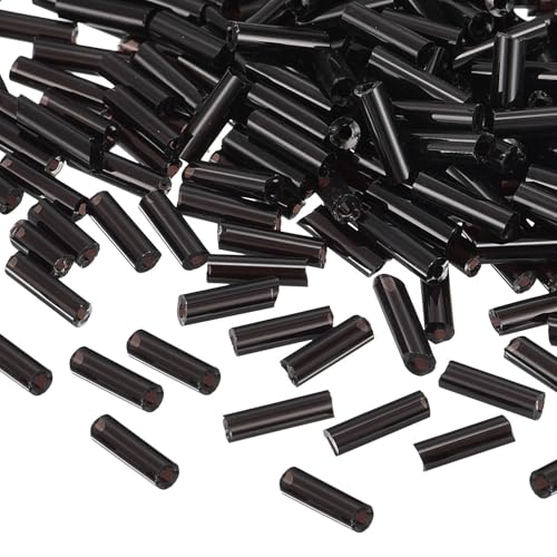 TA-VIGOR 1300 Stück schwarze Glasperlen 6 x 1,7 mm – Rohr-Abstandshalter für Schmuckherstellung, DIY-Halsketten, Armbänder, Ohrringe, Perlenhandwerk und Zubehör TA-VIGOR 1300 Stück schwarze Glasperlen 6 x 1,7 mm – Rohr-Abstandshalter für Schmuckherstellung, DIY-Halsketten, Armbänder, Ohrringe, Perlenhandwerk und Zubehör von TA-VIGOR